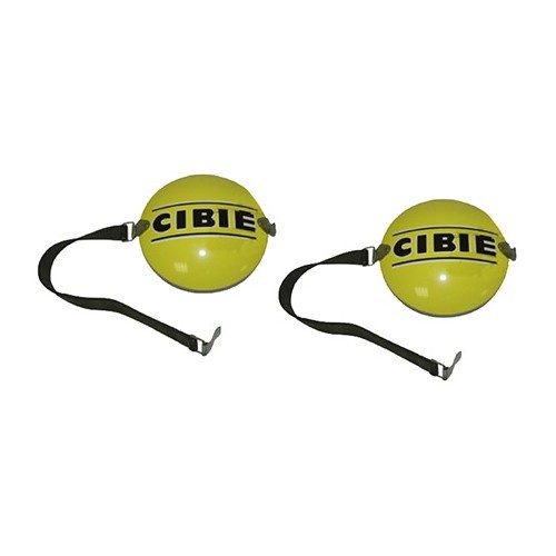  Cibié yellow metal headlamp cover for Porsche/Pallas headlamps - UA15500 
