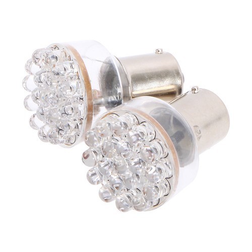     
                
                
    Bulbs P21W 19LED BA15s 12 Volts - Orange - UA16995
