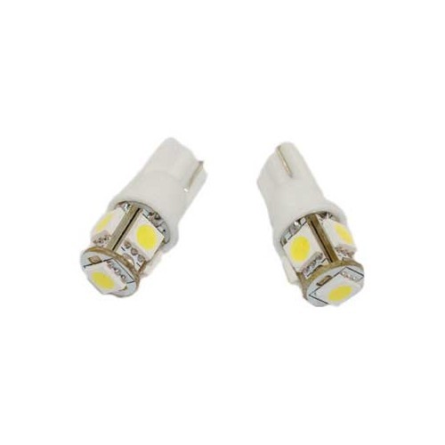  5-pellet SMD T10 pilot light bulbs - set of 2 - UA17146-1 