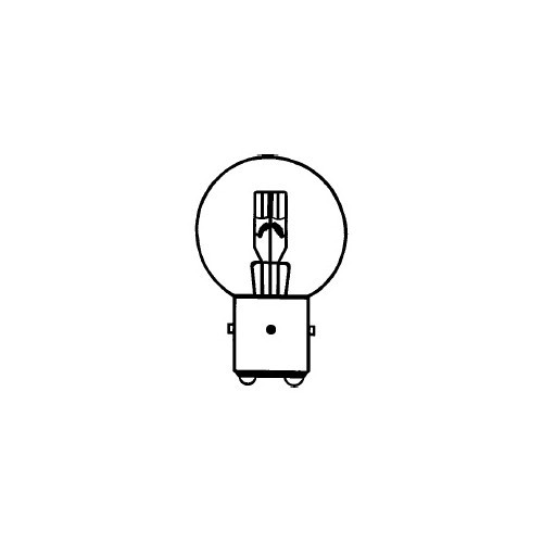 1 6 V 45/40 W yellow 3-pinbulb (Marchal type) - UA17820