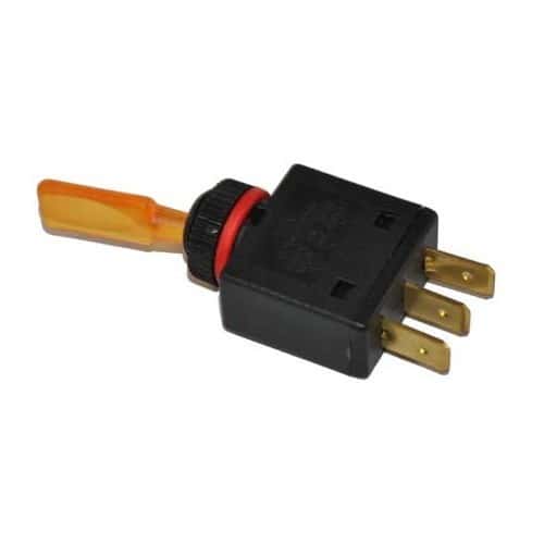  12 V/20 A 3-pin orange light toggle switch - UA19210-1 
