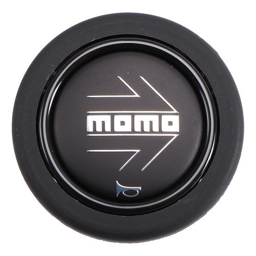  Botão de buzina MOMO Preto - UB00312 