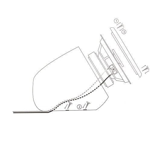 Haut-parleurs Caliber Retrolook CSB1 à poser 80 Watts - UB01284