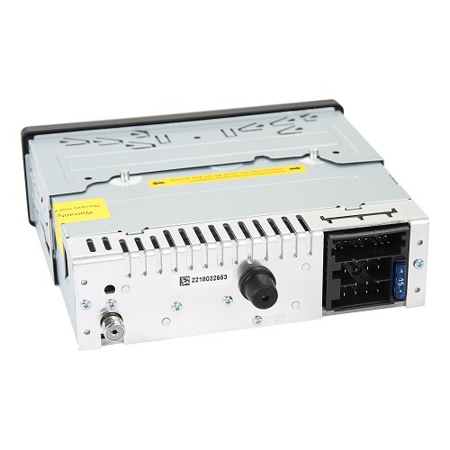 VDO car radio with CD-USB-BLUETOOTH functions in black and blue backlighting - UB01304