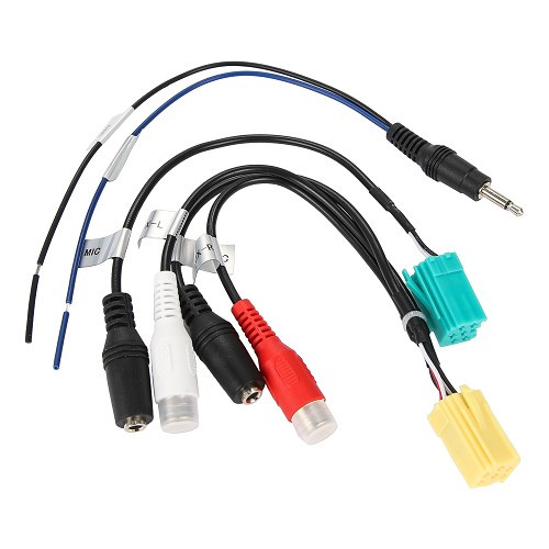 VDO car radio with CD-USB-BLUETOOTH functions in black and blue backlighting - UB01304