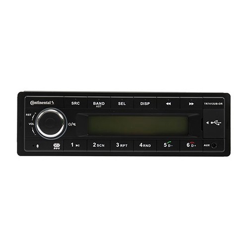 CONTINENTAL car radio with USB - Bluetooth - Hands-free kit functions - UB01306
