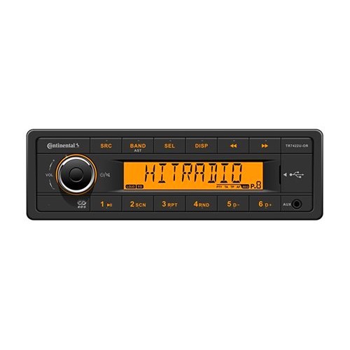 de elite Aanvankelijk Kapel CONTINENTAL autoradio met USB - Bluetooth - Handsfree set functies  TR7412UB-OR - UB01306 continental - Mecatechnic.com