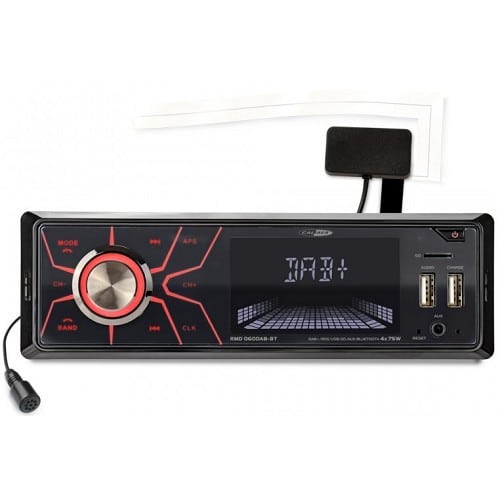 Radio Coche Caliber RMD120BT-B Bluetooth Retro 4x75W Negro – Shopavia