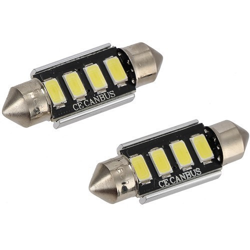  Bombillas alargadas C5W de LED - UB02046 