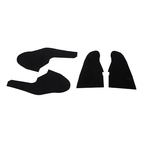 Moquette et isolant pour Peugeot 205 GTI (1984 - 1994) Noir - UB06600