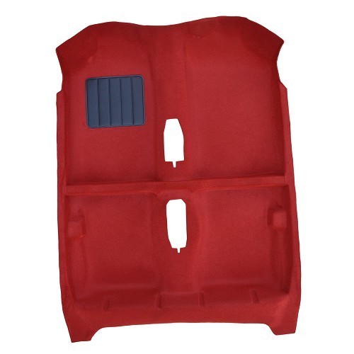  Red carpet and insulation for Peugeot 205 GTI (1984 - 1994) - UB06601-1 