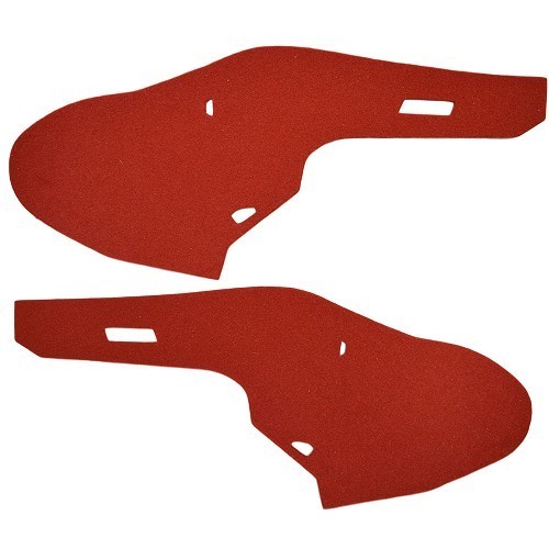  Red carpet and insulation for Peugeot 205 GTI (1984 - 1994) - UB06601-2 
