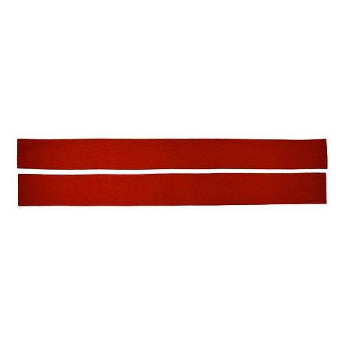  Moquettes de panneau de porte rouge pour Peugeot 205 GTI - UB06609 