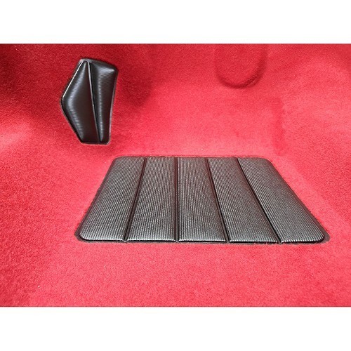  Carpet and insulation for Peugeot 205 CTI (1986 - 1994) Red - UB06625-3 