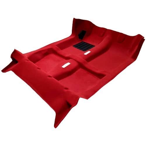  Carpet and insulation for Peugeot 205 CTI (1986 - 1994) Red - UB06625 