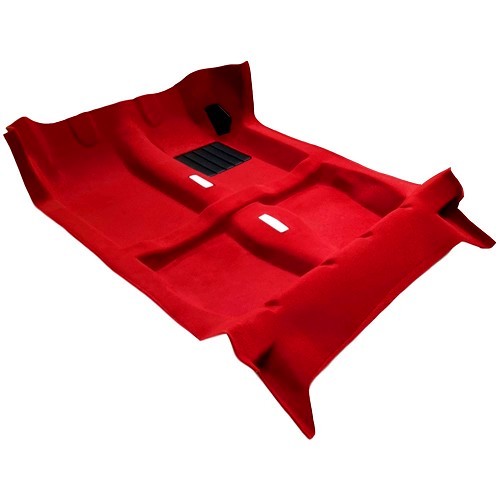  Carpet and insulation for Peugeot 205 CTI Right hand drive (1986 - 1994) Red - UB06627 
