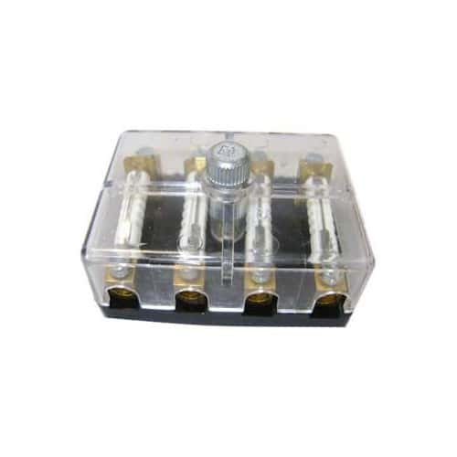  Caja para 4 fusibles de porcelana y conexión con tornillo - UB08010-1 