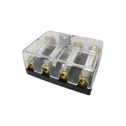     
                
                
    Box for 4 screw-connection porcelain fuses - UB08010
