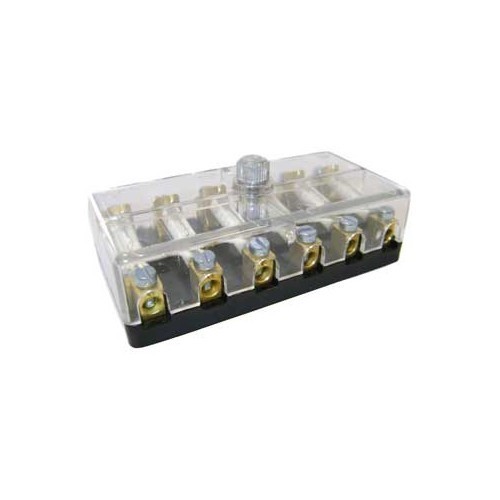     
                
                
    Box for 6 screw-connection porcelain fuses - UB08020
