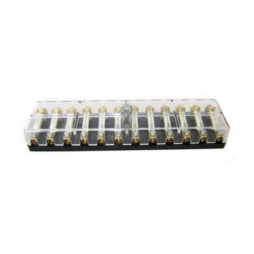  Caja para 12 fusibles de porcelana y conexión con tornillo - UB08030-1 