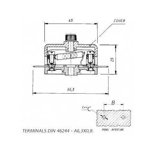  Steatit-Sicherungsbox 4er-Set Steckverbindung/Kabelschuh - Transparent - UB08050-2 
