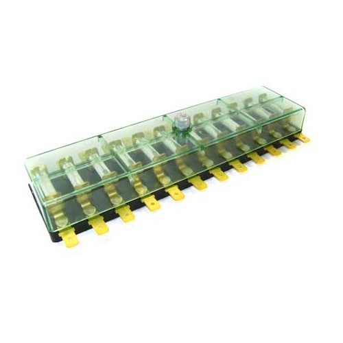     
                
                
    Box for 12 plug/lug connection porcelain fuses - UB08090
