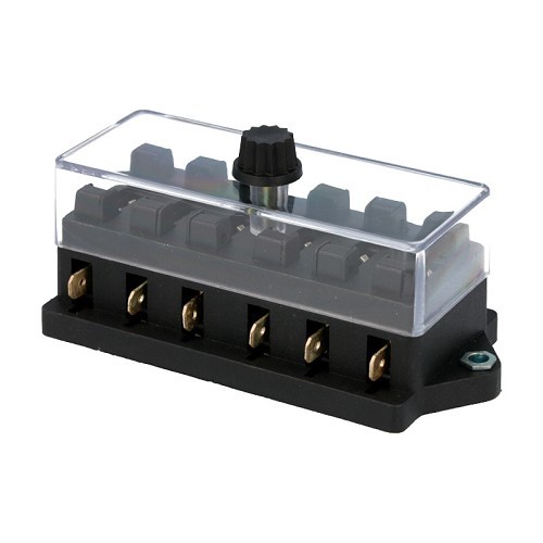     
                
                
    Standard 6-fuse box - Side connection - UB08115
