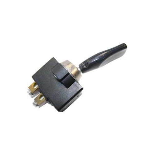  2-position black ON/OFF switch with metal base - UB08230-1 