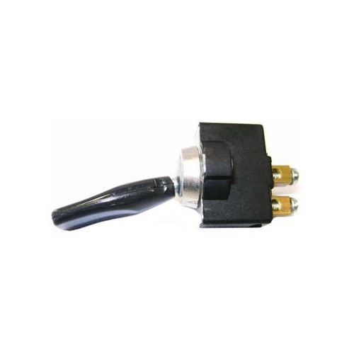  Interruptor 2 posiciones ON-OFF con tornillo negro y base de metal - UB08230 