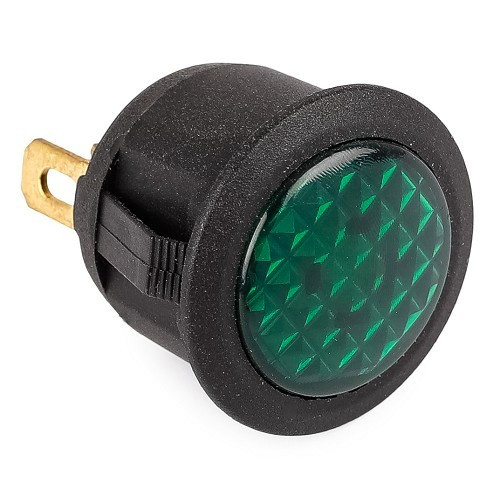  Luce del cruscotto a LED verde, 12V diametro 20mm - UB08510 