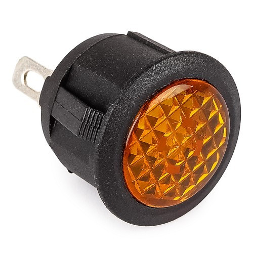  Luce per cruscotto a LED arancione, 12V diametro 20mm - UB08520 