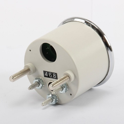  Cuentarrevoluciones vintage 6000 rpm cromado 52 mm, 12 V - UB10006-2 