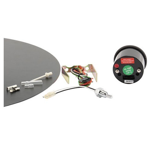 Manomètre digital de température d'huile Vert/Blanc (52 mm) - UB10228