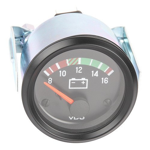  Cadran voltmètre VDO avec graduations de 8 à 16 volts - UB10235 