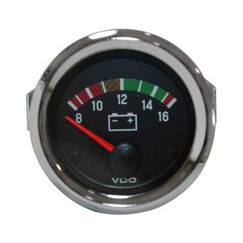  Voltmètre VDO avec graduations de 8 à 16 volts - UB10240 