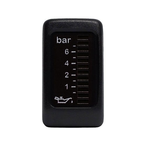 	
				
				
	Manómetro "botón Golf 2" para presión de aceite 0,9 a 5 bar - UB10243
