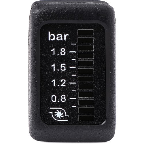 Manometer Golfknopf 2 für Ladedruck 0.4 - 2.4 bar - UB10248
