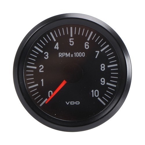  VDO black rev counter, 10,000 rpm - UB10261 