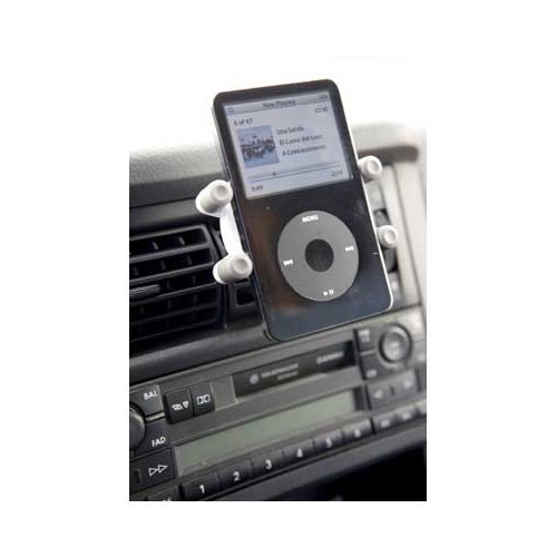 Soporte de diseño en negro para teléfono o reproductor iPod - UB10550-2 