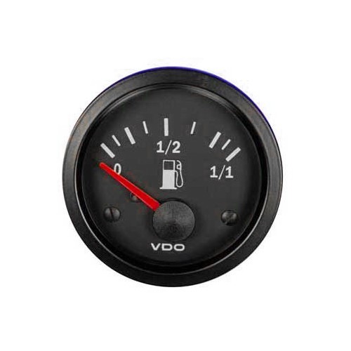  Cadran d'essence VDO noir 12 V diamètre 52 mm pour jauge à levier - UB10900 