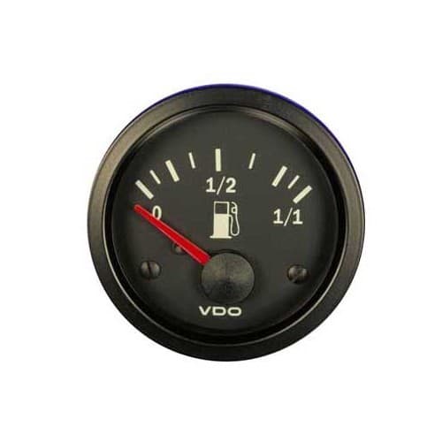  Indicatore carburante nero VDO 12 V diametro 52 mm per indicatore tubolare - UB10901 