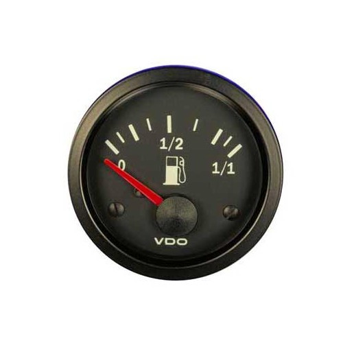     
                
                
    VDO black fuel dial 12 V diameter 52 mm for tubular gauge - UB10901
