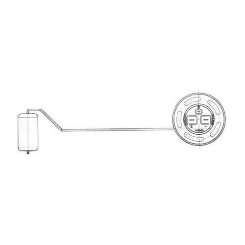VDO ALAS 1 fuel gauge with adjustable lever and alarm - UB10906