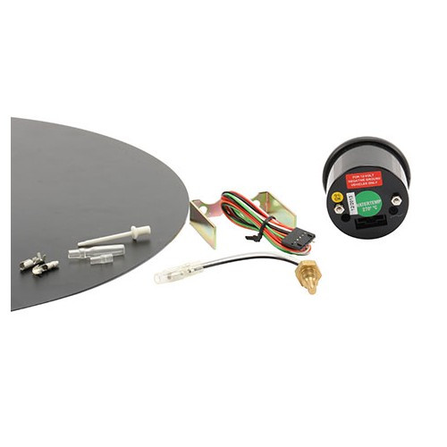 Manometro digitale di temperatura dell'acqua verde/bianco (52 mm) - UB12202