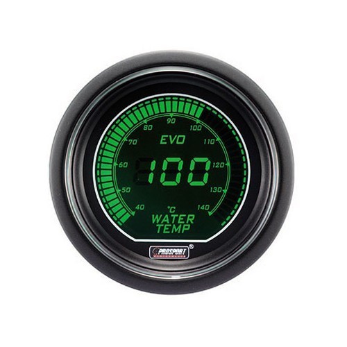  Digitales Manometer für Wassertemperatur Grün/Weiß (52 mm) - UB12202 
