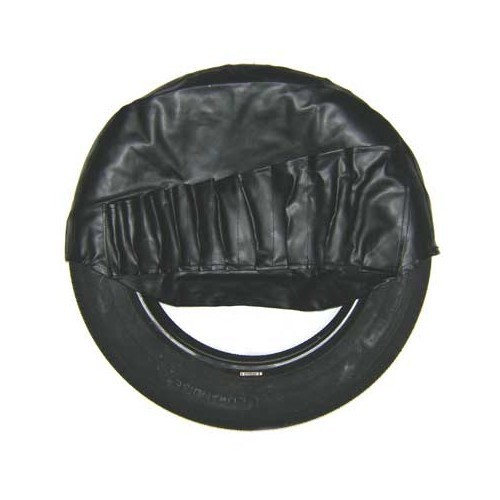  Cubierta de rueda de repuesto negra con soporte para herramientas - UB13604 