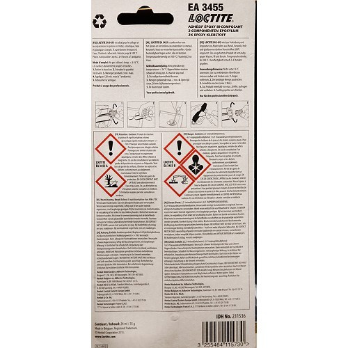 Loctite Poxymatic Alu bi-component epoxy adhesive, 24 ml - UB25003