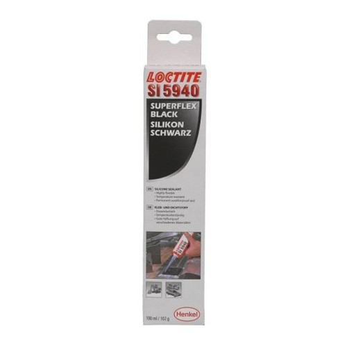 Loctite SI 5940 silicone sealant - black - tube - 100g - UB25008