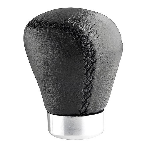  Black leather knob, for universal installation - UB31016 