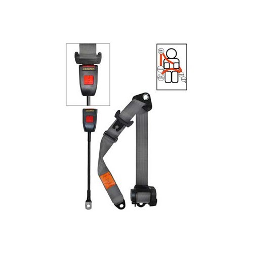     
                
                
    4-point 45 cm Securon grey front seatbelt with inertia reel - UB38104
